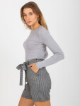 Dámské šortky LK SN 506942 4.29 šedé černé 36