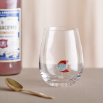 Bloomingville Sklenice na vodu Misa Fish 560 ml, čirá barva, sklo