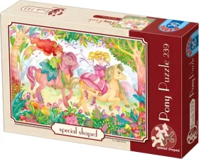 D-TOYS Puzzle Barevní poníci