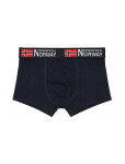 Pánské boxerky 3PACK GN-05 Černá/šedá/tm.modrá - Geographical Norway černá/modrá/šedá XXL