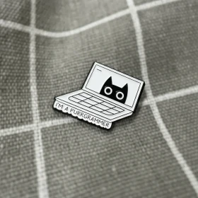 Pinarna.cz I'm a purrgrammer / Jsem předgramátor - černá kočička
