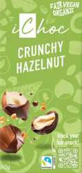 IChoc Veganská křupavý oříšek 80 g BIO