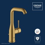 GROHE - Essence Umyvadlová baterie s výpustí, kartáčovaný Cool Sunrise 32628GN1