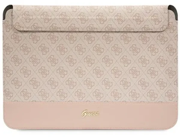 Guess 4G Stripe Metal Logo růžové / Pouzdro pro notebook / 14" (GUCS14PS4SGP)