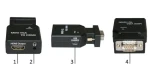 MicroConnect Converter mini VGA (M) - HDMI (F) s mini jackem a USB nabíjením černá (MC-CONMVGAHM)