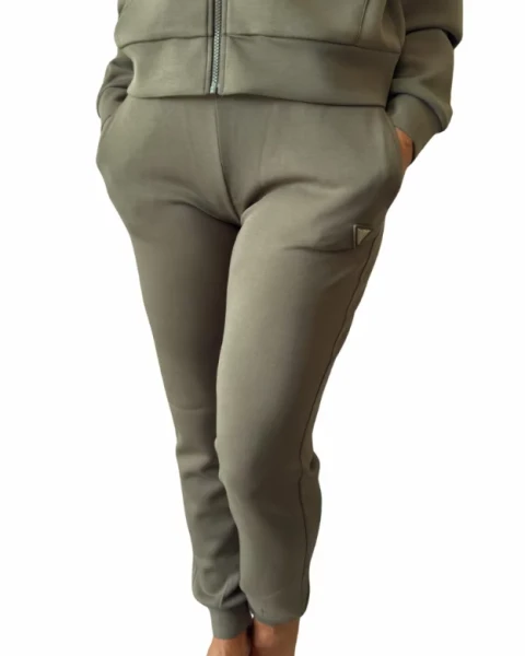Dámské tepláky GUESS V4YB08 khaki