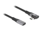 Delock USB4 20 Gbps černá / Prodlužovací kabel / USB-C / 2 m / pravoúhlý / USB PD 240 W (81148)