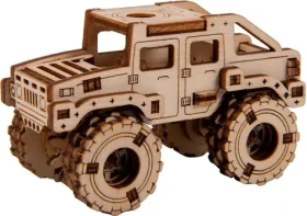 WOODEN CITY 3D Dřevěné puzzle Superfast Monster Truck č.2