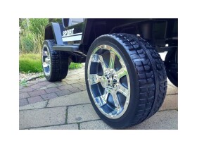 Mamido Náhradní kolo EVA s puklicí pro elektrické autíčko Jeep raptor