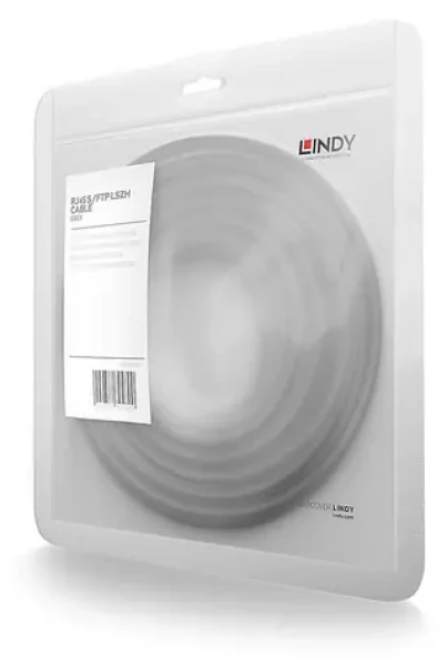 Lindy Cat7 šedá / Patch kabel / S/FTP / RJ-45 / 2 m / LSZH / 600 MHz (47264)