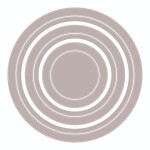 Sizzix vyřezávací kovové šablony Framelits Kruhy