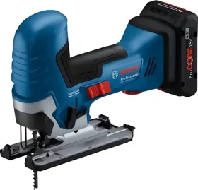 Bosch GST 18V-125 S Professional modrá/černá / Aku přímočará pila / 18V / solo bez baterie / L-BOXX (06015B2000)