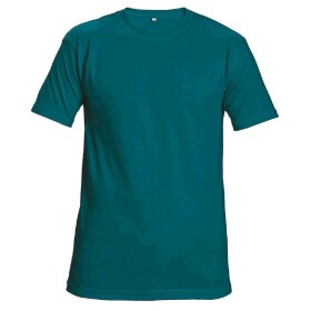 Triko TEESTA unisex petrolejové s krátkým rukávem 100% bavlna 2XL pertolejové