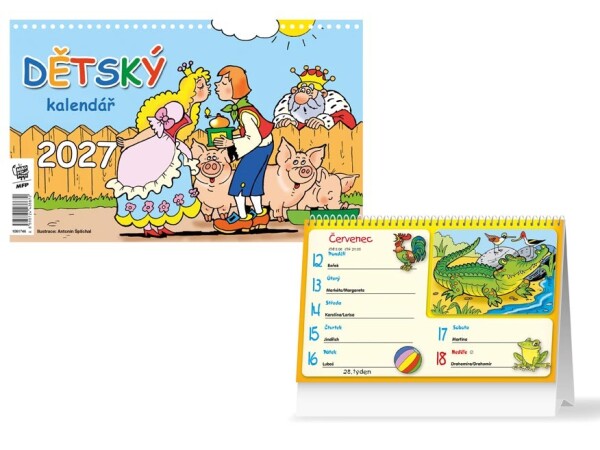 Stolní kalendář 2027 MFP Dětský