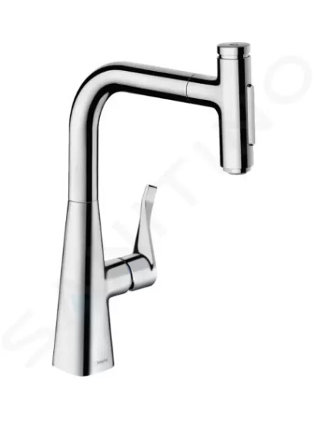 HANSGROHE - M71 Dřezová baterie Metris Select s výsuvnou sprškou, chrom 73822000