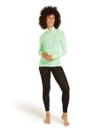 Dámské merino tričko s dlouhým rukávem ICEBREAKER Wmns 175 Everyday LS Half Zip, Glass velikost: M