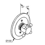 KLUDI - Adlon Termostat pod omítku, mosaz 517194520