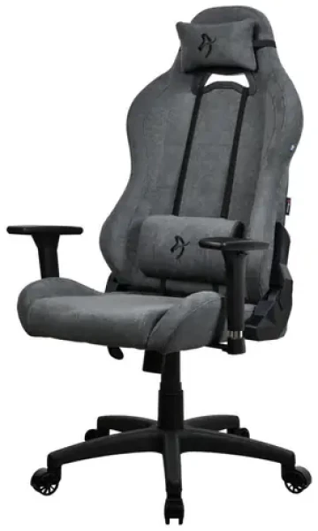 Arozzi Torretta Soft Fabric popelavě šedá / Herní židle / látkové čalounění / nastavitelná výška a úhel / otočná o 360° (TORRETTA-SFB-ASH2)
