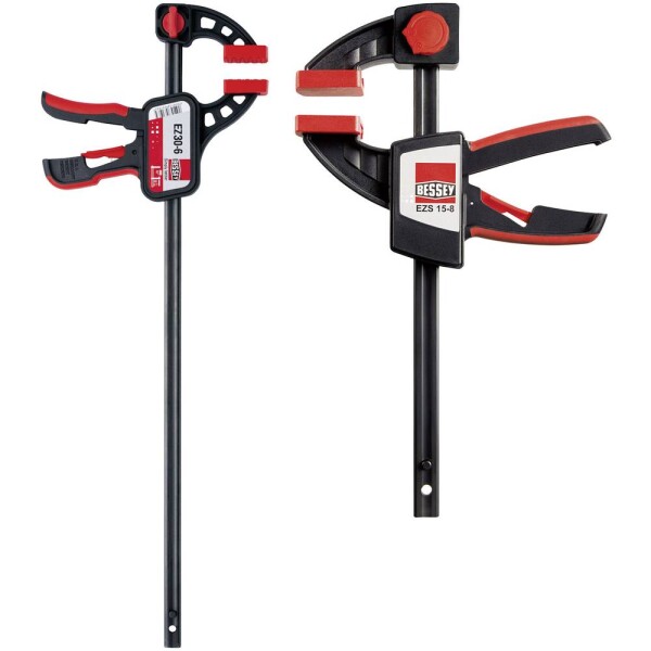 Jednoruční svěrka EZS Bessey EZS15-8 Rozpětí (max.):150 mm Vnější délka: 365 mm Délka vyložení:80 mm