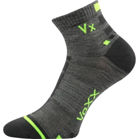 VOXX Ponožky sportovní slabé MAYOR se stříbrem SVĚTLE ŠEDÉ (3 páry) 43-46 101567