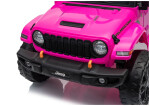 Mamido Elektrické autíčko Jeep Rubicon 24 V 2x200 W růžové