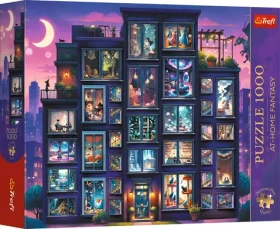 TREFL Puzzle Premium Plus At-home Fantasy: Noc plná příběhů