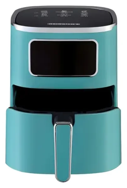 Heinrichs HFR 8216 zelená / Horkovzdušná fritéza / 1450 W / 5 l / 6 programů / 80-200 °C (HFR 8216 ZIELONA)