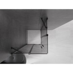 MEXEN/S - Velar Duo sprchový kout, posuvné dveře 90 x 90, grafit, černá 871-090-090-42-70