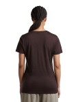 Dámské merino triko krátký rukáv ICEBREAKER Wmns Merino 150 Tech Lite SS Tee Peace Pas, Bittersweet velikost: S