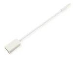 MicroConnect Audio kabel 3.5mm jack - USB A (F) 0.2m bílá (AUDUSBFW)