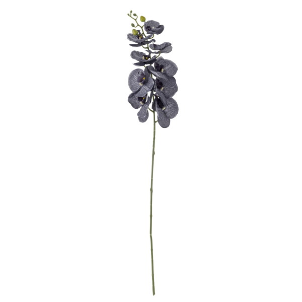 Bloomingville Umělá květina Orchid Purple 105 cm, fialová barva, plast