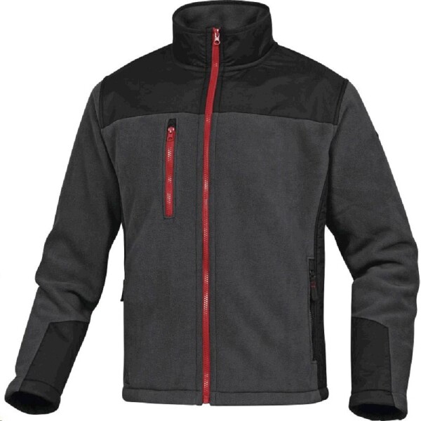 DELTA PLUS BRIGHTON2 BUNDA POLYESTEROVÝ POLAR FLEECE šedá-černá