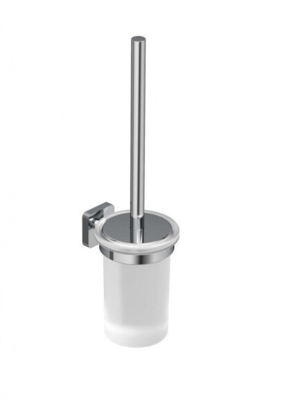 KLUDI - Vela S WC štětka nástěnná s držákem, sklo/chrom 2597405