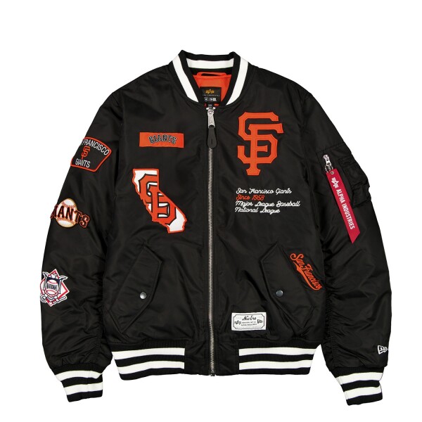 New Era Pánská bunda San Francisco Giants MLB Alpha Industries MA-1 Bomberjacke Velikost: 2XL
