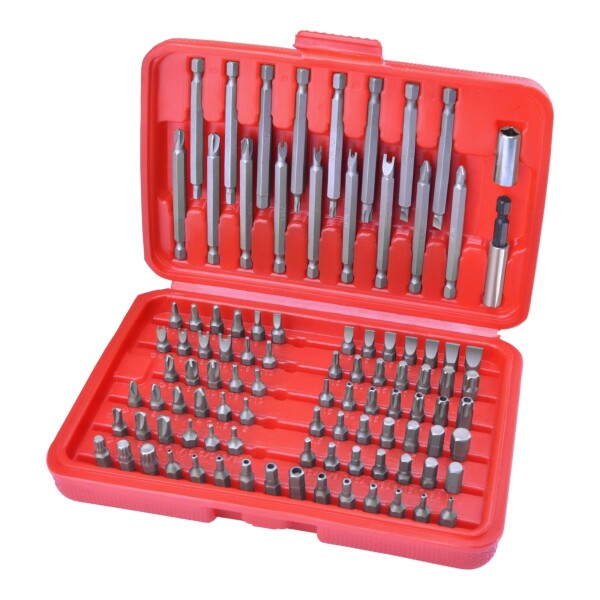 EXTOL PREMIUM 8819649 Sada bitů s magnet. držákem, bezpečnostní, 98ks, CrV