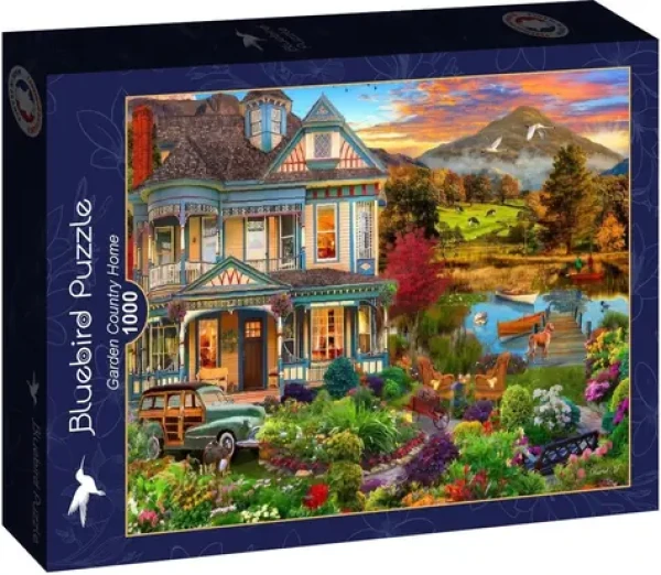 BLUEBIRD Puzzle Venkovský dům se zahradou