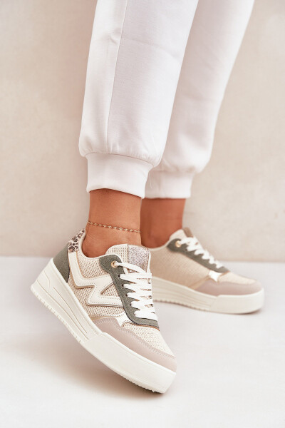 Dámské Sportovní Boty Na Platformě Leopardí Zelené Lorori 39