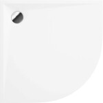 DEANTE - Kerria plus bílá - Akrylátová sprchová vanička, půlkulatá, 80 cm KTS_054B