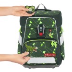 Školní aktovka Step by Step SPACE SHINE, Dino Night Tyro - 5 dílný set, AGR certifikát