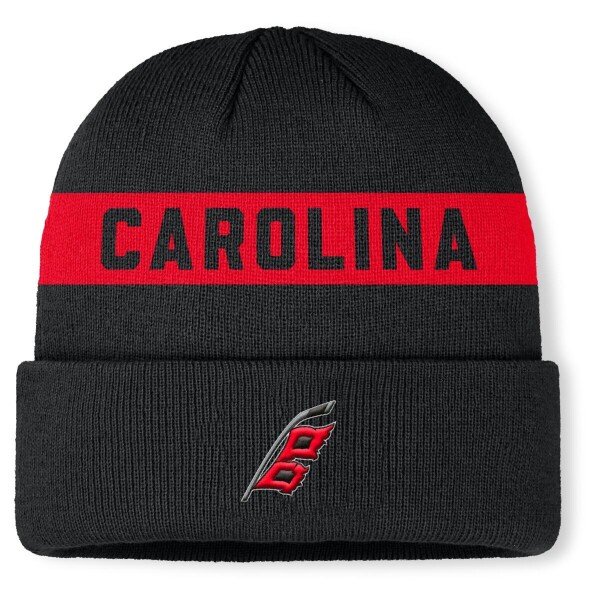 Fanatics Pánská zimní čepice Carolina Hurricanes NHL Authentic Pro A/Cap Cuffed Beanie