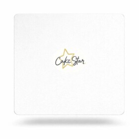 Podložka pod dort pevná Cake Star dřevovláknitá bílá čtverec 24 x 24 cm (1 ks)