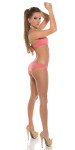 Sexy monokiny s výstřihem 18145 - In Stylefashion růžová S