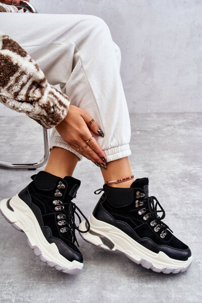 Dámská vysoká sportovní obuv GOE KK2N4098 Černe 40