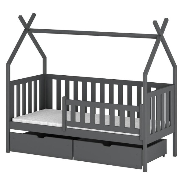 Posteľ Domček Simba 90x200 graphite