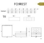 Materasso Jednolůžko čalouněné FORREST - bočnice ROZMĚR: 120 x 200 cm