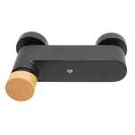 Sprchová baterie SAT Fusion bez sprchového setu 150 mm páka světlé dřevo SATBSFU268DSC SATBSFU268DSC