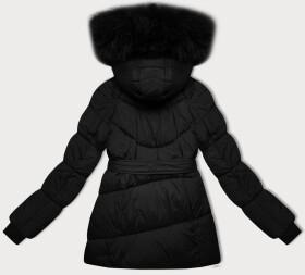 Černá dámská bunda typu bublina pro přechodné období J Style (5M3238-392A) odstíny černé M (38)