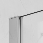 HOPA - Walk-in sprchový kout LAGOS CHROM CLASSIC 195 - Barva rámu - Chrom/Leštěný hliník (ALU), Rozměr A - 130 BCLAGO13CC