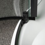 KERRA - Sprchový kout s vaničkou Splash 90 (černý) 5907548123527