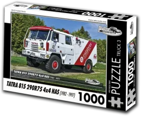 RETRO-AUTA Puzzle Truck č. 3 Tatra 815 290R75 4x4 HAS (1982-1997)